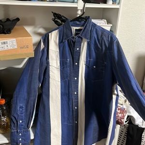 Wrangler western pearl snap vintage shirt